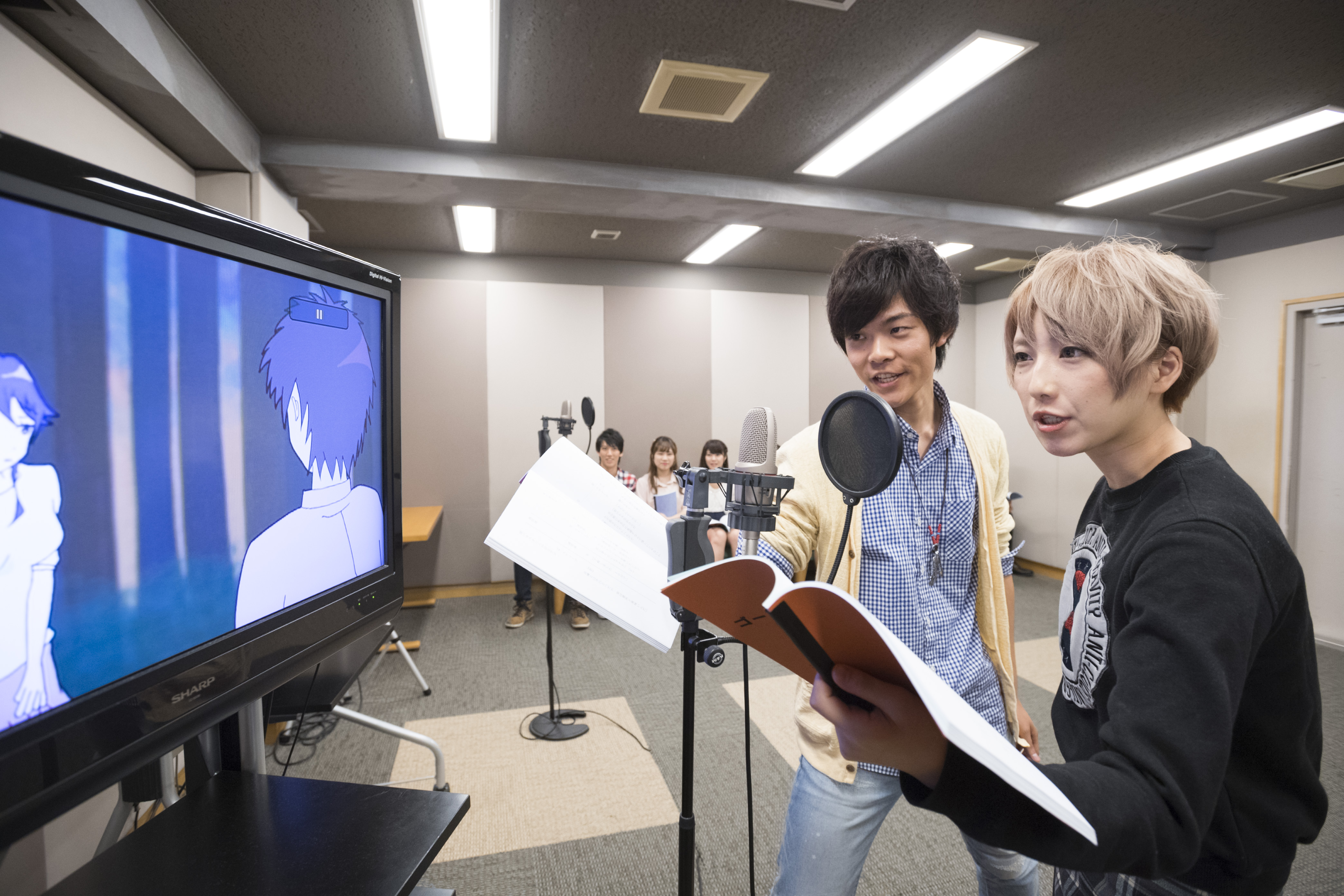 アミューズメントメディア総合学院（声優学科） の特長 1